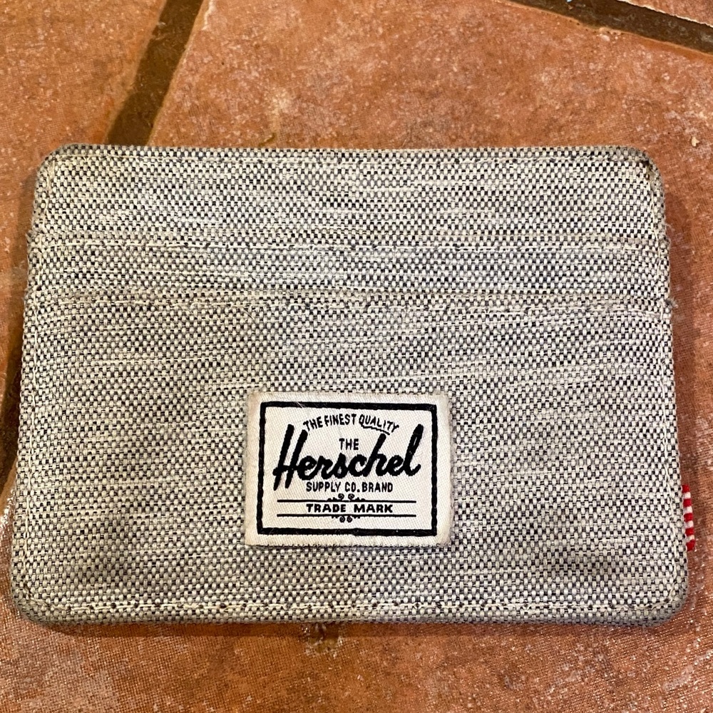Herschel Gray Card Holder